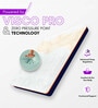 3-Zone Responsive Cooling Crystal Tech. Memory Foam 4 Inches Queen Size Mattress in White Colour