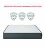 3 Zoned Quilted Pocket Spring Mattress 8 inches Queen Size Foldable Mattress