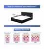 3 Zoned Quilted Pocket Spring Mattress 8 inches Queen Size Foldable Mattress