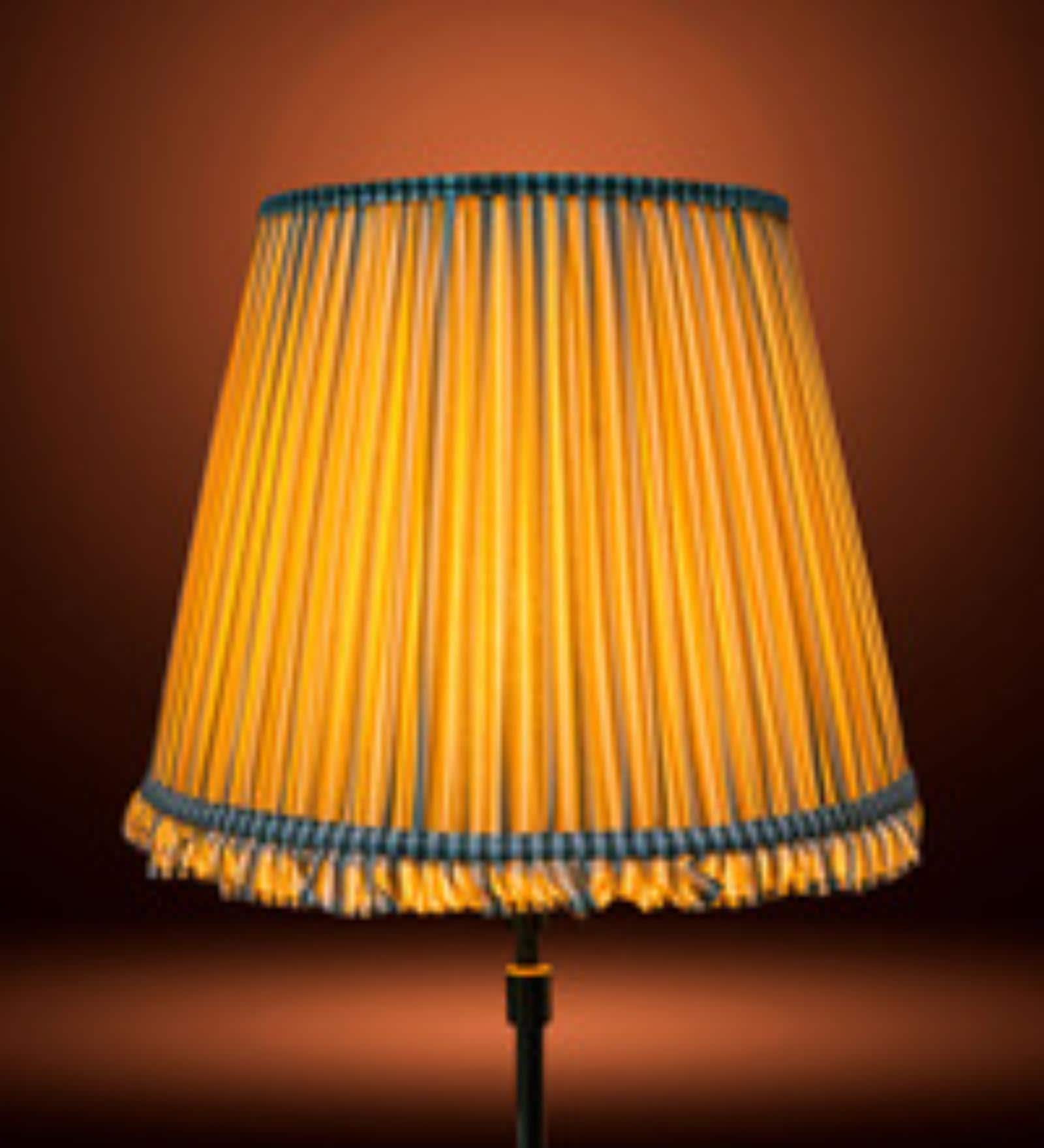 Beige 30cm straight empire premium softback lamp shade in cotton