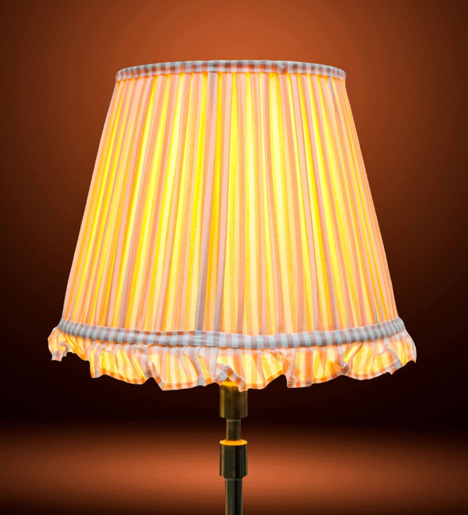 Pink 30cm straight empire premium softback lamp shade in cotton