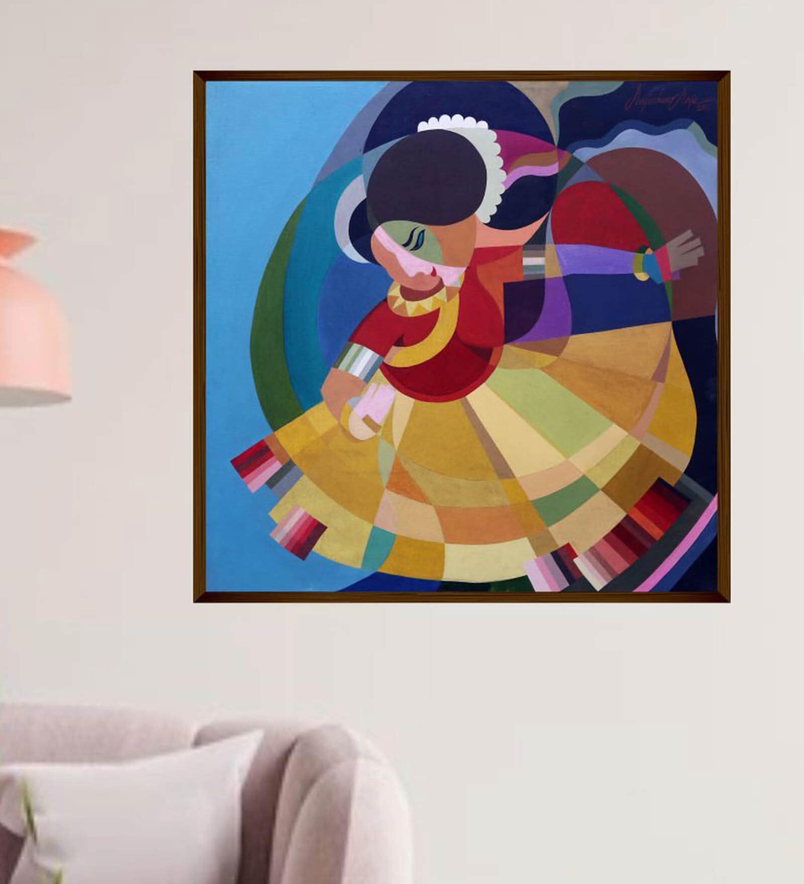 30X30 Inches Framed Canvas Art Print