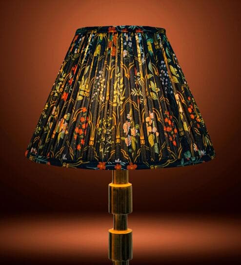 Blue 30cm empire premium softback lamp shade in cotton