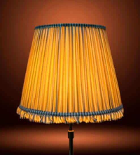 Beige 30cm straight empire premium softback lamp shade in cotton