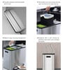 30+15 Litre Metallic Stainless Steel Dustbin
