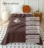 Brown 300 GSM Silky Touch Premium Super Soft Single Bed Blanket