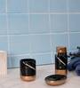 300 ML Set Of 3 Black Porcelain Timeless Touch Bath Set