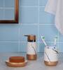 300 ML Set Of 3 White Porcelain Timeless Touch Bath Set