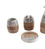 300 ML Set Of 4 Beige Porcelain Pebble Creek Bath Set