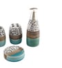 300 ML Set Of 4 Green Porcelain Pebble Creek Bath Set
