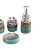 300 ML Set Of 4 Green Porcelain Pebble Creek Bath Set