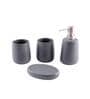 300 ML Set Of 4 Grey Porcelain Bath Bliss Set
