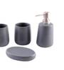 300 ML Set Of 4 Grey Porcelain Bath Bliss Set
