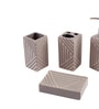 300 ML Set Of 4 Grey Porcelain Vintage Charm Bath Set
