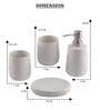 300 ML Set Of 4 White Porcelain Bath Bliss Set