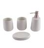 300 ML Set Of 4 White Porcelain Bath Bliss Set