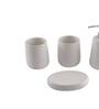 300 ML Set Of 4 White Porcelain Bath Bliss Set