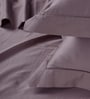 Purple 300 TC Cotton King Sized Bedsheet With 2 Pillow Covers