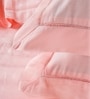 Pink 300 TC Cotton King Sized Bedsheet With 2 Pillow Covers