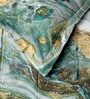 Green 300 TC King Size Bedsheet with 2 Pillow Covers