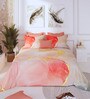 Red 300 TC King Size Bedsheet with 2 Pillow Covers