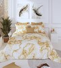 Yellow 300 TC King Size Bedsheet with 2 Pillow Covers