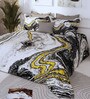 Blue 300 TC King Size Bedsheet with 2 Pillow Covers