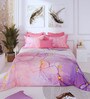 Violet 300 TC King Size Bedsheet with 2 Pillow Covers