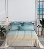 Blue 300 TC King Size Bedsheet with 2 Pillow Covers
