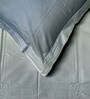 Blue 300 TC King Size Bedsheet with 2 Pillow Covers