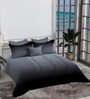Blue 300 TC King Size Bedsheet with 2 Pillow Covers