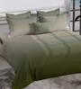 Green 300 TC King Size Bedsheet with 2 Pillow Covers