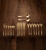 Set of 20 Stainless Steel Gold Finish Cutlery Set