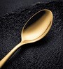 Set of 6 Golden Stainless Steel Spoons