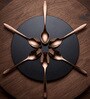 Set of 6 Stainless Steel Rose Gold Spoons