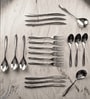 Set of 20 Stainless Steel Silver Cutlery Set