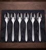 Set of 6 Stainless Steel Silver Spoons