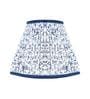 Blue 30cm empire premium softback lamp shade in cotton