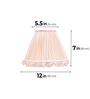 Pink 30cm empire premium softback lamp shade in cotton