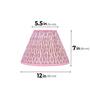 Pink 30cm empire premium softback lamp shade in cotton