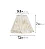 Beige 30cm empire premium softback lamp shade in cotton