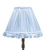 Blue 30cm empire premium softback lamp shade in cotton