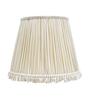 Beige 30cm straight empire premium softback lamp shade in cotton