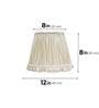Beige 30cm straight empire premium softback lamp shade in cotton
