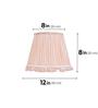 Pink 30cm straight empire premium softback lamp shade in cotton