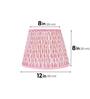 Pink 30cm straight empire premium softback lamp shade in cotton