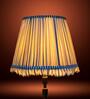Blue 30cm straight empire premium softback lamp shade in cotton