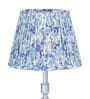 Blue 30cm straight empire premium softback lamp shade in cotton