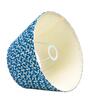 Blue 30cm straight empire premium softback lamp shade in cotton