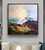 Clay & Paper Multicolour Canvas Framed Art Print